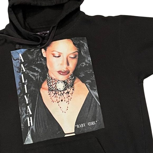Vintage Tops - Aaliyah Baby Girl Hoodie [2/$40]